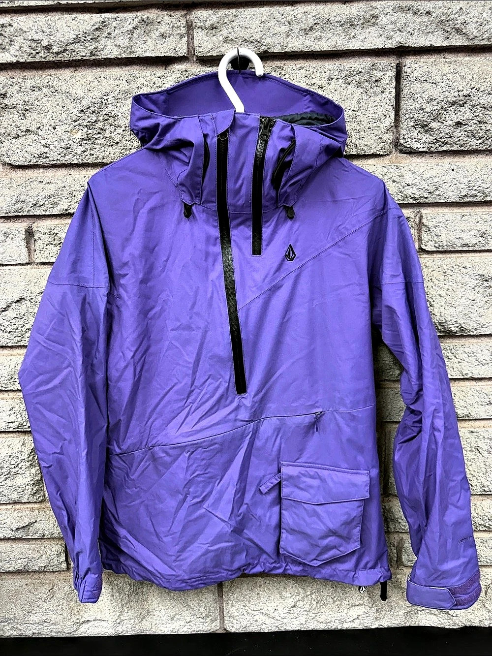 Volcom Seine Pullover Women’s Snowboard Ski Jacket Purple H0651108 Hooded